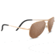 Serengeti Carrara Progressive Prescription Sunglasses, Shiny Bold Gold Frame, Polarized, Photochromic, 8546PR