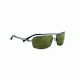 Serengeti Dante Single Vision Prescription Sunglasses, Shiny Gunmetal/Black Tannery Frame-7115SV