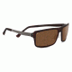 Serengeti Duccio Sunglasses, Satin Dark Tortoise Frame, Polar PhD Drivers Lens, 8218