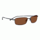 Serengeti Destare Sunglasses - Satin Brown Frame, Polar PhD Drivers Gold Lenses 7688
