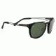 Serengeti Palmiro Single Vision Prescription Sunglasses, Satin Black Frame, Polarized, Photochromic, 8053SV