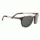 Serengeti Palmiro Single Vision Prescription Sunglasses, Satin Dark Tortoise Frame, Polarized, Photochromic, 8055SV
