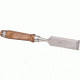 Shop Fox German Type Chrome Vanadium Steel Chisel, Walnut Handle, 1-3/16in. Wide File, 10 in. Overall D3800