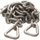 Shoreline Marine Galvanized Anchor Chain - 1/4in x 4 Vinyl 065083