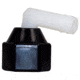 SHURFLO Elbow Fitting Wingnut Swivel Nylon 1/2in.14 Npt, F x 3/8" Barb, 244-3916