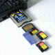 SimpleTech PCMCIA / PC Card 4-1 Adapter for SD MMC Smart Media Memory Stick