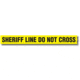 Sirchie - Barrier Tape: 3" x 1000' SHERIFF LINE- DO NOT CROSS