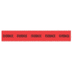 Sirchie - E-Z Peel Tape, Red "Evidence", 108'