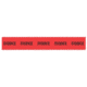 Sirchie - SIRCHMARKâ„¢ Evidence Integrity Tape Red w/ Black "Evidence" 108'