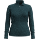 Smartwool Classic Thermal Merino Base Layer 1/4 Zip - Womens, Twilight Blue Heather, Extra Small, SW002828G7510XS000