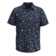 Smartwool Everyday Short Sleeve Button Down - Mens, Deep Navy Gone Camping, 2XL, SW017017N371XXL000