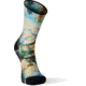 Smartwool Hike Light Cushion Mountain Print Crew Socks - Mens, G61 Mist Blue, Extra Large, SW001617G61XL