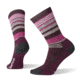 Smartwool Hike Medium Striped Crew Socks - Womens, Bordeaux, Large, SW001018590-L