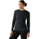 Smartwool Intraknit Thermal Merino Base Layer Crew - Women's, Charcoal/Zen Green, Small, SW019284Q24100S000