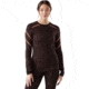 Smartwool Intraknit Thermal Merino Base Layer Crew - Womens, Mink/Terracotta, Small, SW019284Q33100S000