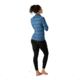 Smartwool Merino 250 Baselayer Pattern 1/4 Zip - Womens, Alpine Blue/Modern Plaid, Extra Small, SW016375F54-AB/MP-XS