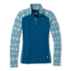 Smartwool Merino 250 Baselayer Pattern 1/4 Zip - Womens, Nile Blue Medallion, Small, SW0NP222C17-S