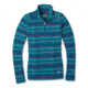 Smartwool Merino 250 Baselayer Pattern 1/4 Zip - Womens, Peacock Margarita, Extra Small, SW0NP222C18-XS