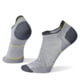 Smartwool Run Zero Cushion Low Ankle Socks, Light Gray, Small, SW001651039100S000