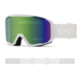 Smith Blazer Goggles, Green Sol-X Mirror Lens, White, M007781DG99C5
