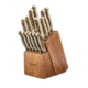 Smiths Cabin &amp; Lodge Cutlery 15-Pcs Block Set, Stag, SP-51032