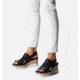 Sorel Joanie III Slingback Wedge Sandals - Womens, Black/White, 9.5 US, 1999411-010-9.5