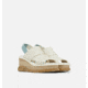 Sorel Joanie III Slingback Wedge Sandals - Womens, Chalk/Crushed Blue, 7.5 US, 1999421-191-7.5