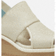 Sorel Joanie III Slingback Wedge Sandals - Womens, Chalk/Crushed Blue, 7.5 US, 1999421-191-7.5
