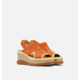 Sorel Joanie III Slingback Wedge Sandals - Womens, Desert Sun/Tranquil Yellow, 7.5 US, 1988471-806-7.5