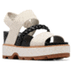 Sorel Joanie IV Slingback Wedge Sandals - Womens, Chalk/Black, 10, 2069801-191-10