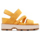 Sorel Joanie IV Slingback Wedge Sandals - Womens, Yellow Ray/Honey White, 7, 2069801-765-7