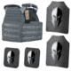 Spartan Armor Systems Spartan Sentinel Plate Carrier and Spartan Omega AR500 Body Armor Platform, Gunmetal Gray, Adjustable, SAS-PKG500-STNL-FC-GG-KIT, SAS-PKG500-STNL-FC-GG-KIT