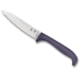 Spyderco Counter Puppy Kitchen Knife, 3.48in, 7CR17 Stainless Steel, Satin Leaf Blade, Plastic, Purple Handle, K20SPR