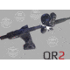 Stealth Rod Holders Qr2 Rod Holder With No Base, Black, QR2-NB
