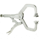 Steelex Plus Locking G-Clamp, 11 in. Long w/ Swivel Pads D2263
