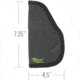 Sticky Holsters LG-3 Holster, Gl 17, 22, 31, 34, 35, 37, Ambidextrous, Black, Large, LG-3