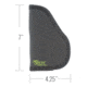 Sticky Holsters MD-4 Gen 1 Modified for Laser Medium Sticky Holster, Glock 26/27, S&amp;W M&amp;P 9c/40c/ Rug SR 9c/40c w/ Laser or Light, Black, Medium, STICKYMD-4GEN1LASER