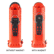 Streamlight Survivor Pivot USB LED Flashlight with Magnet, 120/DC, 325 Lumens, Orange, 91830