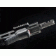 Strike Industries Link Rail Section 6 Slots Fits Most Keymod and M-LOK Version Mounting Surfaces, Black SI-LINK-RS-6-BK