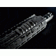 Strike Industries Link Rail Section 6 Slots Fits Most Keymod and M-LOK Version Mounting Surfaces, Black SI-LINK-RS-6-BK