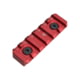 Strike Industries Link 6 Slot Mounting Rail, Fits Most Keymod/M-LOK Version Mounting Surfaces, Red, One Size, SI-LINK-RS-6-RED