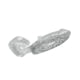 Strike King Rage Buzz Minnow, Carolina Chrome, 3.75in, RGBZM-475