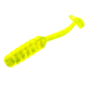 Strike King Slabalicious XL Softbait, 10 pack, 2.5in, Chartreuse Shiner, 12-36432