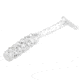 Strike King Slabalicious XL Softbait, 10 pack, 2.5in, Glimmer Blue, 12-36429