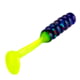 Strike King Slabalicious XL Softbait, 10 pack, 2.5in, Junebug Chartreuse, 12-36428