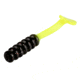 Strike King Slabalicious XL Softbait, 10 pack, 2.5in, Tuxedo Black Chartreuse, 12-36426