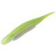 Strike King Spotlight Shim-E Minnow Softbait, 6 pack, 5in, Chartreuse Shad, 12-36036