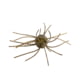Strike King Tumbleweed Salted Softbait, 4 pack, 3in, Green Pumpkin, 12-36258