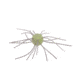 Strike King Tumbleweed Salted Softbait, 4 pack, 3in, Lemon Drop, 12-36264