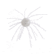 Strike King Tumbleweed Salted Softbait, 4 pack, 3in, Pearl Flash, 12-36255